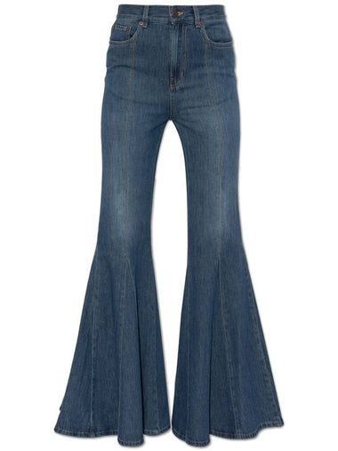 Chloé Flared Jeans, Women's, Blue - CHLOE - BALAAN 1