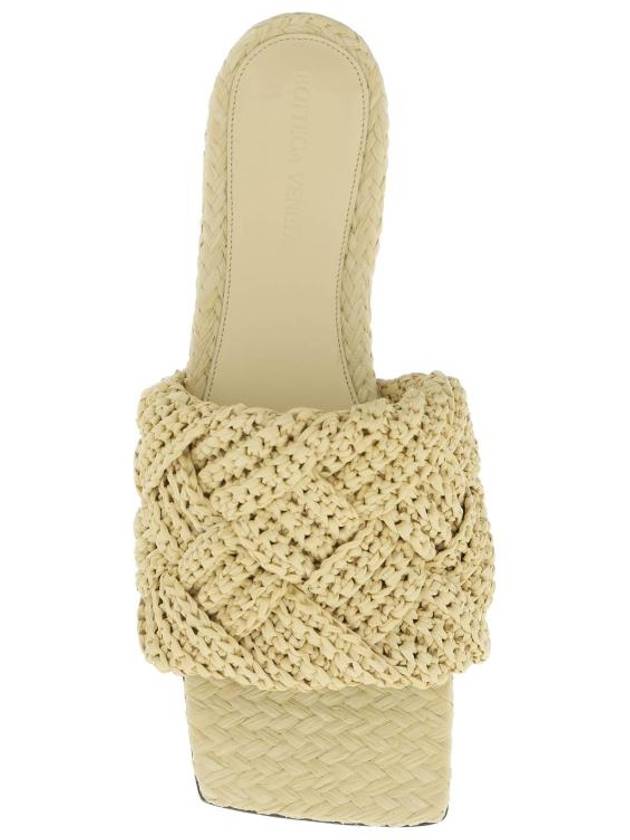 Lido Intrecciato Flat Slipper Beige - BOTTEGA VENETA - BALAAN 3