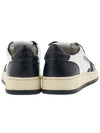 Medalist Leather Low Top Sneakers White Black - AUTRY - BALAAN 5