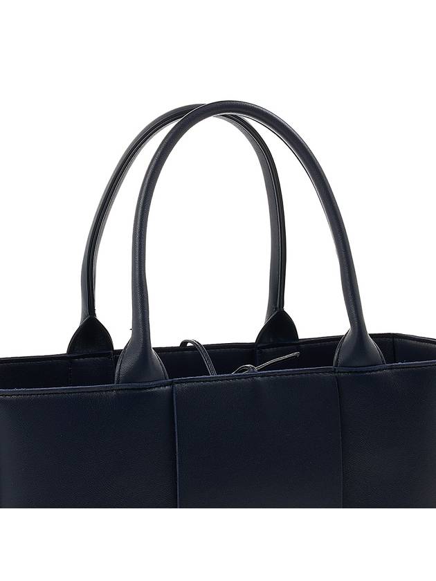 Arco Intrecciato Small Tote Bag Black - BOTTEGA VENETA - BALAAN 9