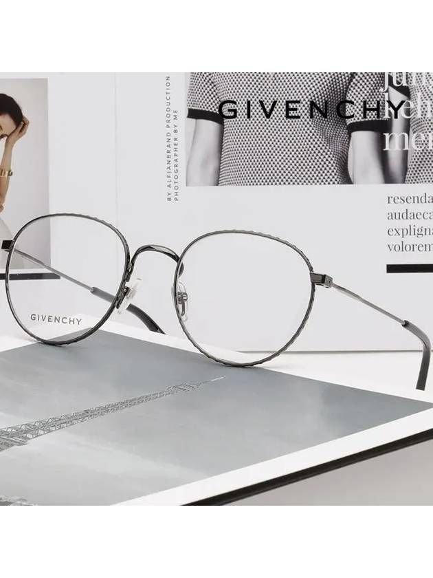 Glasses frame GV0072 V81 round gunmetal - GIVENCHY - BALAAN 2