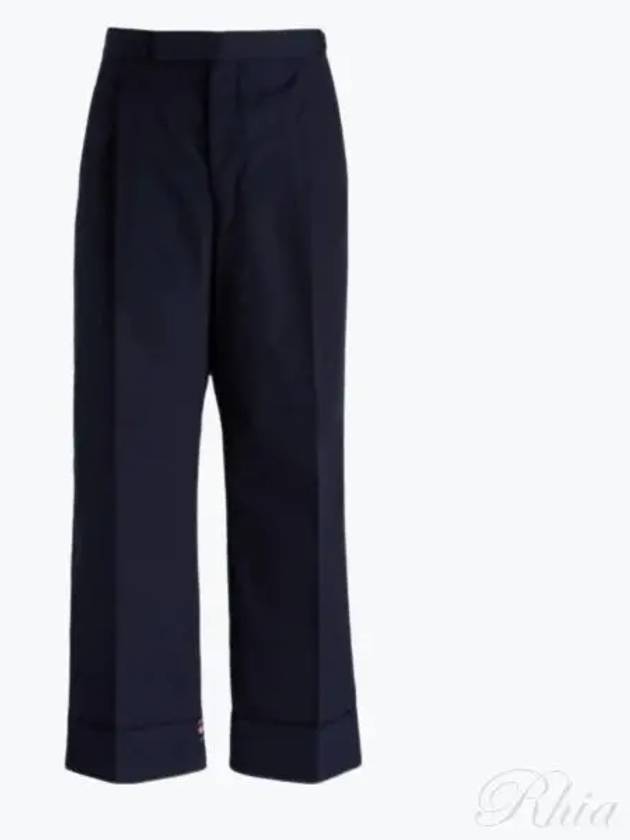 Typewriter Fit 5 Slacks Blue - THOM BROWNE - BALAAN 2