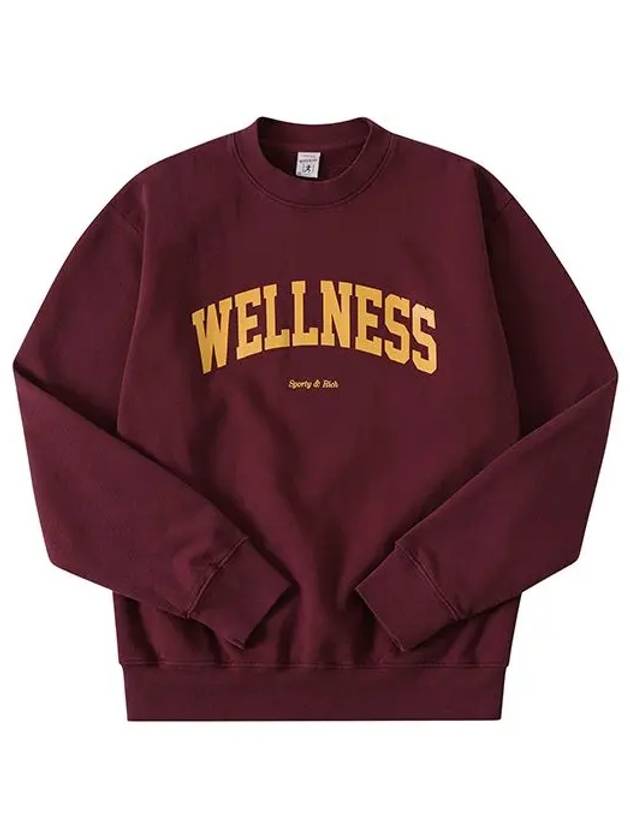 Wellness Sweatshirt Burgundy - SPORTY & RICH - BALAAN 2