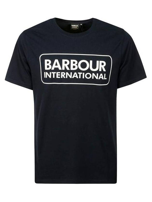 International Essential Large Logo Short Sleeve T-Shirt Navy - BARBOUR - BALAAN 1