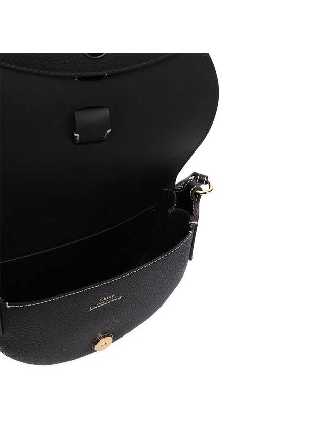 Darryl Small Saddle Shoulder Bag Black - CHLOE - BALAAN 5