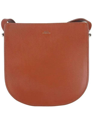 Geneve Smooth Leather New Shoulder Bag Brown - A.P.C. - BALAAN 1