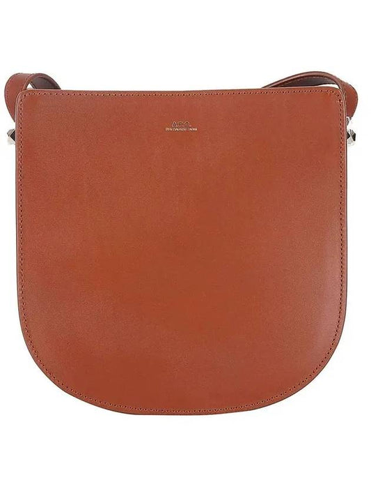 Geneve Smooth Leather New Shoulder Bag Brown - A.P.C. - BALAAN 1