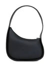 Half Moon Leather Shoulder Bag Black - THE ROW - BALAAN 6