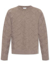 Intrecciato Wool Knit Top Riverbed - BOTTEGA VENETA - BALAAN 2