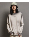 Vintage Washed Named Long Sleeve T-Shirt Ivory - FFEFF STUDIO - BALAAN 1