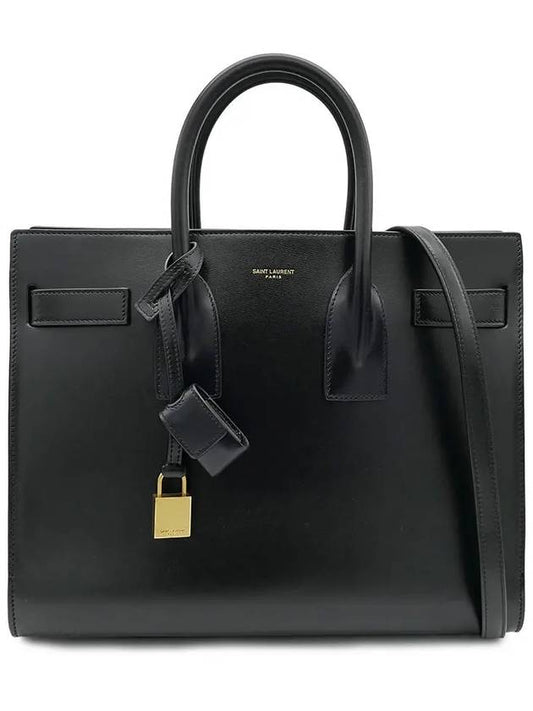 Sac De Jour Classic Small Tote Bag Black - SAINT LAURENT - BALAAN 2