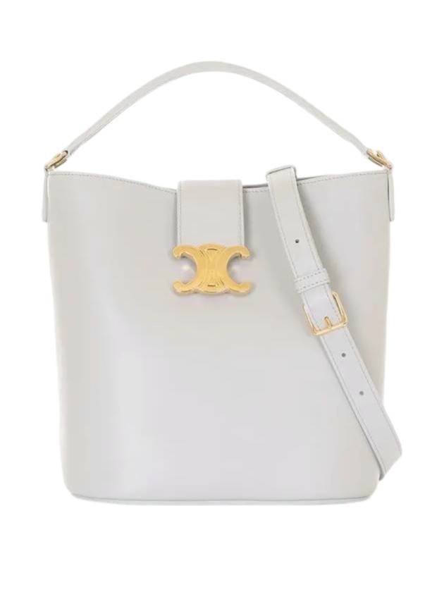 Medium Louise Bag Smooth Calfskin Shoulder Bag White - CELINE - BALAAN 1