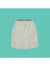 Skirt Shorts Gold Label Jenny Blue H Line Tweed Skirt GKW9233 - MAHES - BALAAN 2