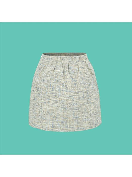 Skirt Shorts Gold Label Jenny Blue H Line Tweed Skirt GKW9233 - MAHES - BALAAN 2