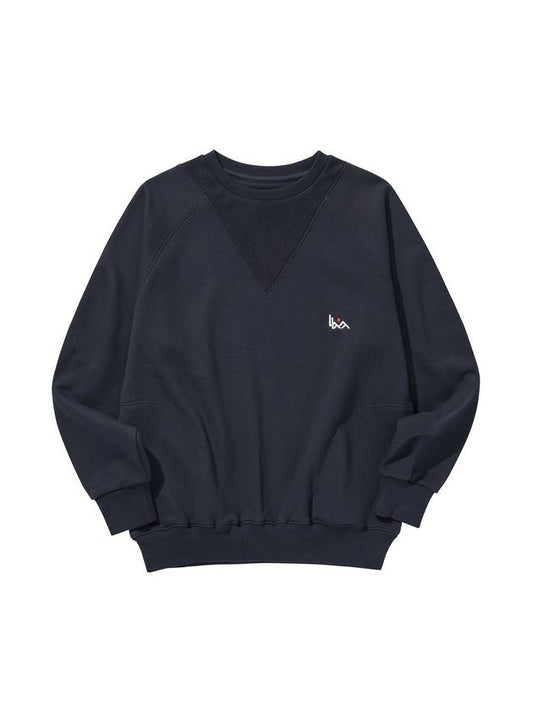 SPORTS CREW SWEAT NAVY - LIBERE - BALAAN 1