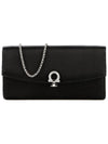 Woman's Gancini Mini Shoulder Bag Black - SALVATORE FERRAGAMO - BALAAN 2