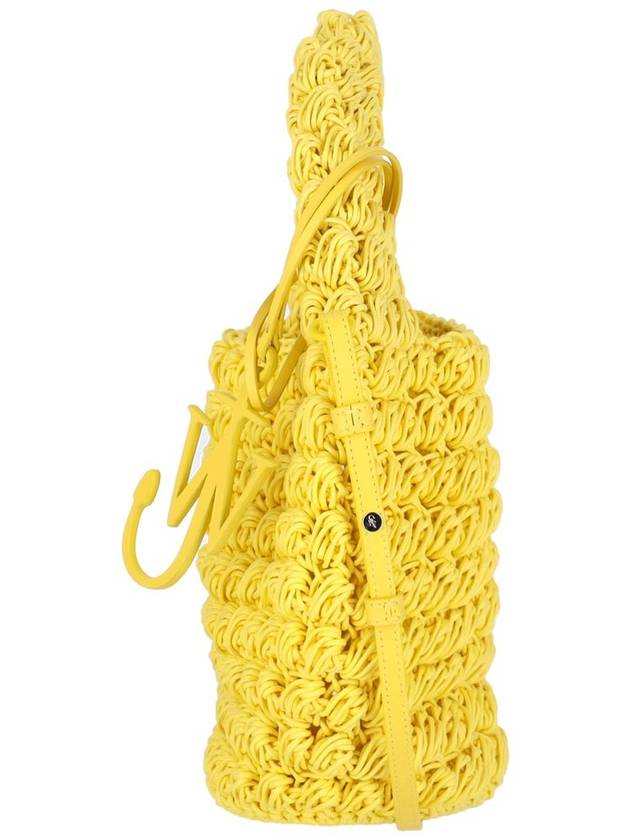 Logo Charm Basket Tote Bag Yellow - JW ANDERSON - BALAAN 6