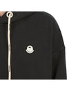 Logo Patch Hoodie Black - MONCLER - BALAAN 9