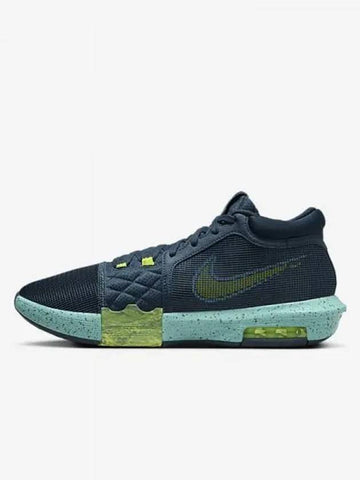 LeBron Witness 8 EP Basketball Shoes Armory Navy Green Frost Bicoaster Cyber FB2237 402 699333 - NIKE - BALAAN 1