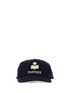 Tyron Embroidered Logo Corduroy Ball Cap Faded Night - ISABEL MARANT - BALAAN 2