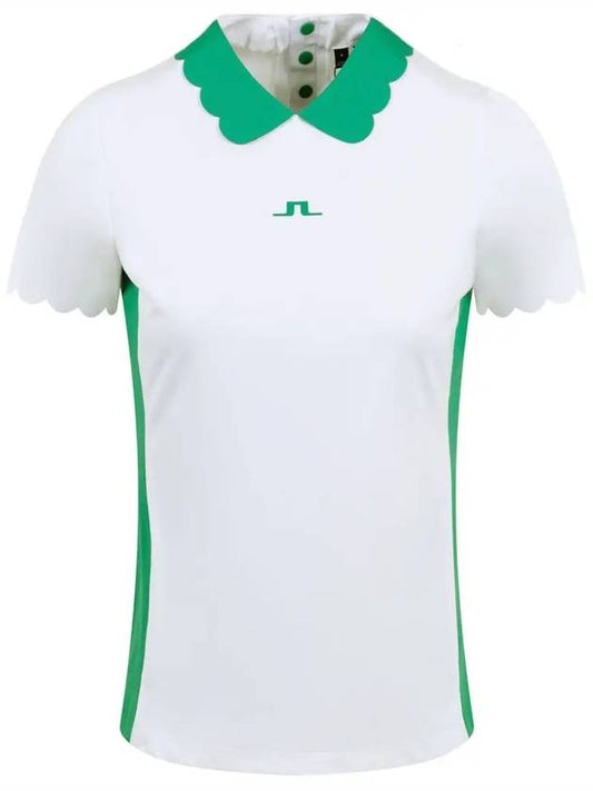 Golf Elina Regular Fit Short Sleeve T-Shirt White - J.LINDEBERG - BALAAN 2