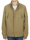 Shell R Lens Zip-Up Jacket Brown - CP COMPANY - BALAAN 3