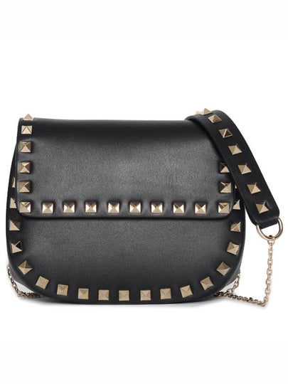 Women's Mini Chain Shoulder Bag Black - VALENTINO - BALAAN 2