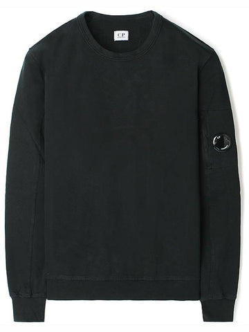 CP Company Cotton Sweatshirt Black 12CMSS032A - CP COMPANY - BALAAN 1