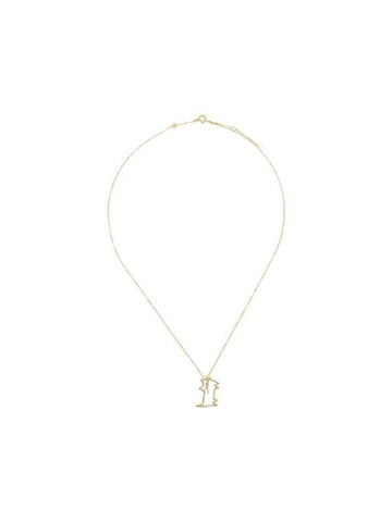 Cat Pendant Necklace Gold - ALIITA - BALAAN 1