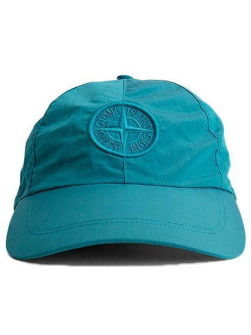 Nylon Ball Cap Sky Blue - STONE ISLAND - BALAAN.