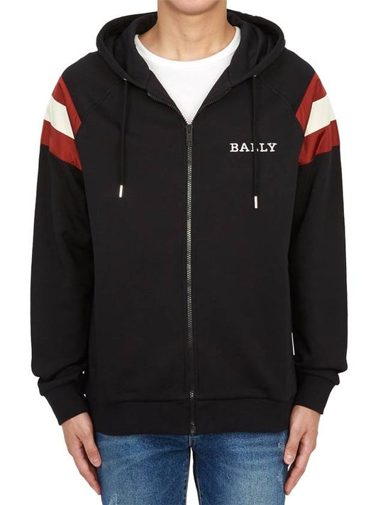 Men s brushed hood zip up M5OU585F 7S320 O 00 - BALLY - BALAAN 2