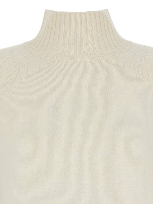 White High Neck Sweater In Wool And Cashmere Woman - ALLUDE - BALAAN 3