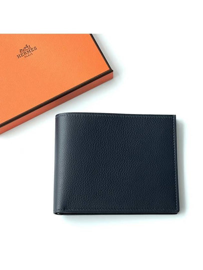 Citizen Twill Compact Card Wallet Bleu Nuit - HERMES - BALAAN 2