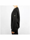 Wappen Patch Crew Neck Cotton Sweatshirt Lead Grey - STONE ISLAND - BALAAN 4