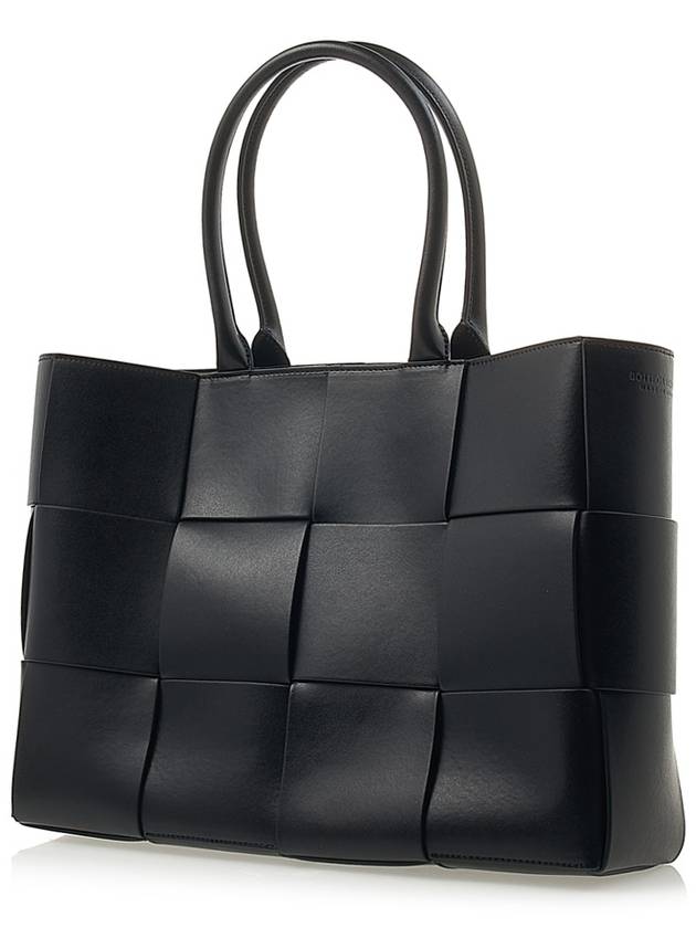 Medium Arco Tote Bag Black - BOTTEGA VENETA - 4