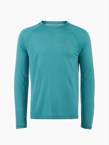 Groa Long Sleeve T-Shirt Teal Blue - KLATTERMUSEN - BALAAN 1