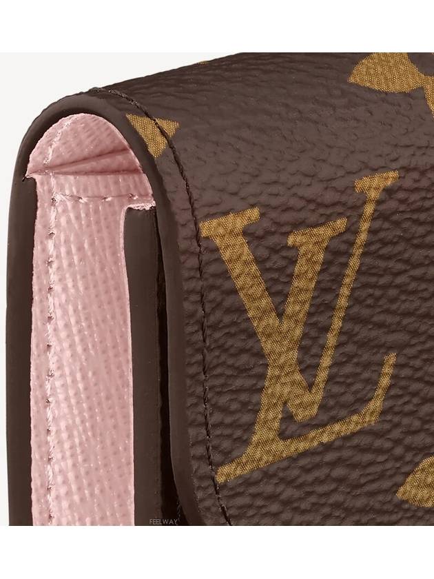 Rosalie Monogram Coin Purse Rose Ballerine - LOUIS VUITTON - BALAAN 6