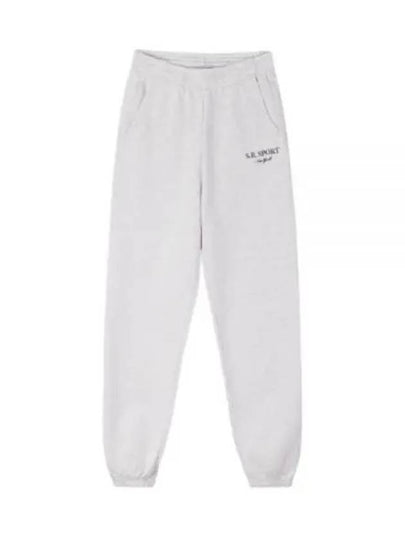 Sports Logo Track Pants Heather Grey - SPORTY & RICH - BALAAN 2