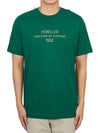 Back Print Short Sleeve T-Shirt Green - MONCLER - BALAAN 2