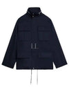 Pocket Patch Jacket Nautic Blue - AMI - BALAAN 2