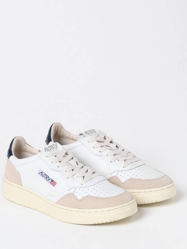 Medalist Navy Tab Low Top Sneakers White Blue - AUTRY - BALAAN 3