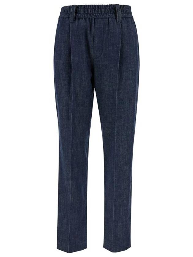 Straight Pants M0F28P5823C900 Blu - BRUNELLO CUCINELLI - BALAAN 1