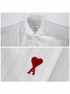 De Coeur Short Sleeve Shirt Chalk - AMI - BALAAN 6