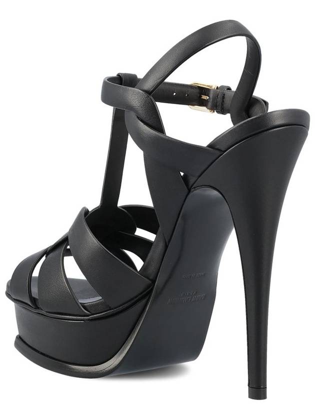 Classic Tribute 105 Sandal Heels Black - SAINT LAURENT - BALAAN 4