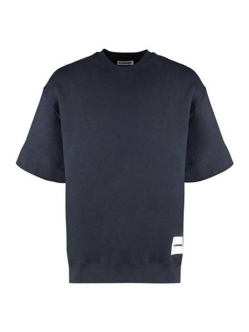 Short Sleeve T Shirt J47GC0110 J20039 402 Navy - JIL SANDER - BALAAN 1