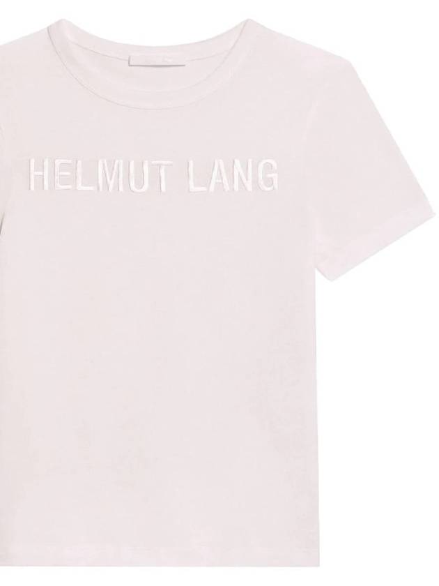 Crew Neck Short Sleeve T-Shirt White - HELMUT LANG - BALAAN 3