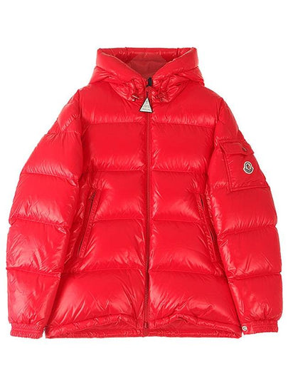 Ecrins Logo Patch Hooded Padding Red - MONCLER - BALAAN 2