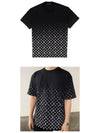 Men's Monogram Gradient Short Sleeve T-Shirt Black - LOUIS VUITTON - BALAAN 5