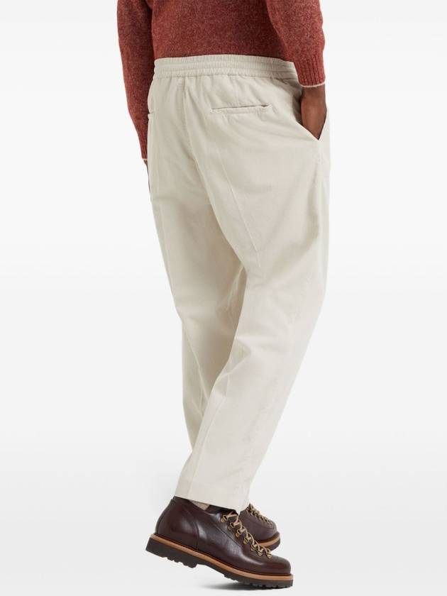 Brunello Cucinelli Trousers White - BRUNELLO CUCINELLI - BALAAN 2