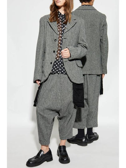 Comme Des Garçons Black Wool Blazer, Unisex, Grey - COMME DES GARCONS - BALAAN 2